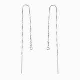 Boucles d'oreilles chainettes 122mm