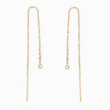 Boucles d'oreilles chainettes 122mm