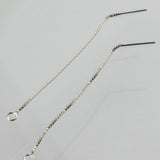 Boucles d'oreilles chaînettes 60mm