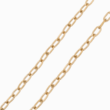 Bracelet trombone 6x3mm - Longueur17+5cm