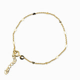 Bracelet chaîne Forçat coeur 1.50x1.20mm