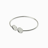 Bracelet jonc plateau 10mm