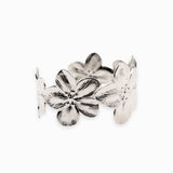 Bracelet manchette fleur 35mm
