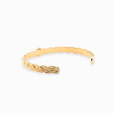 Bracelet jonc tresse 7mm