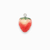 Breloques Fraises  17x15 mm