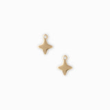 Breloques étoiles rose des vents 6mm