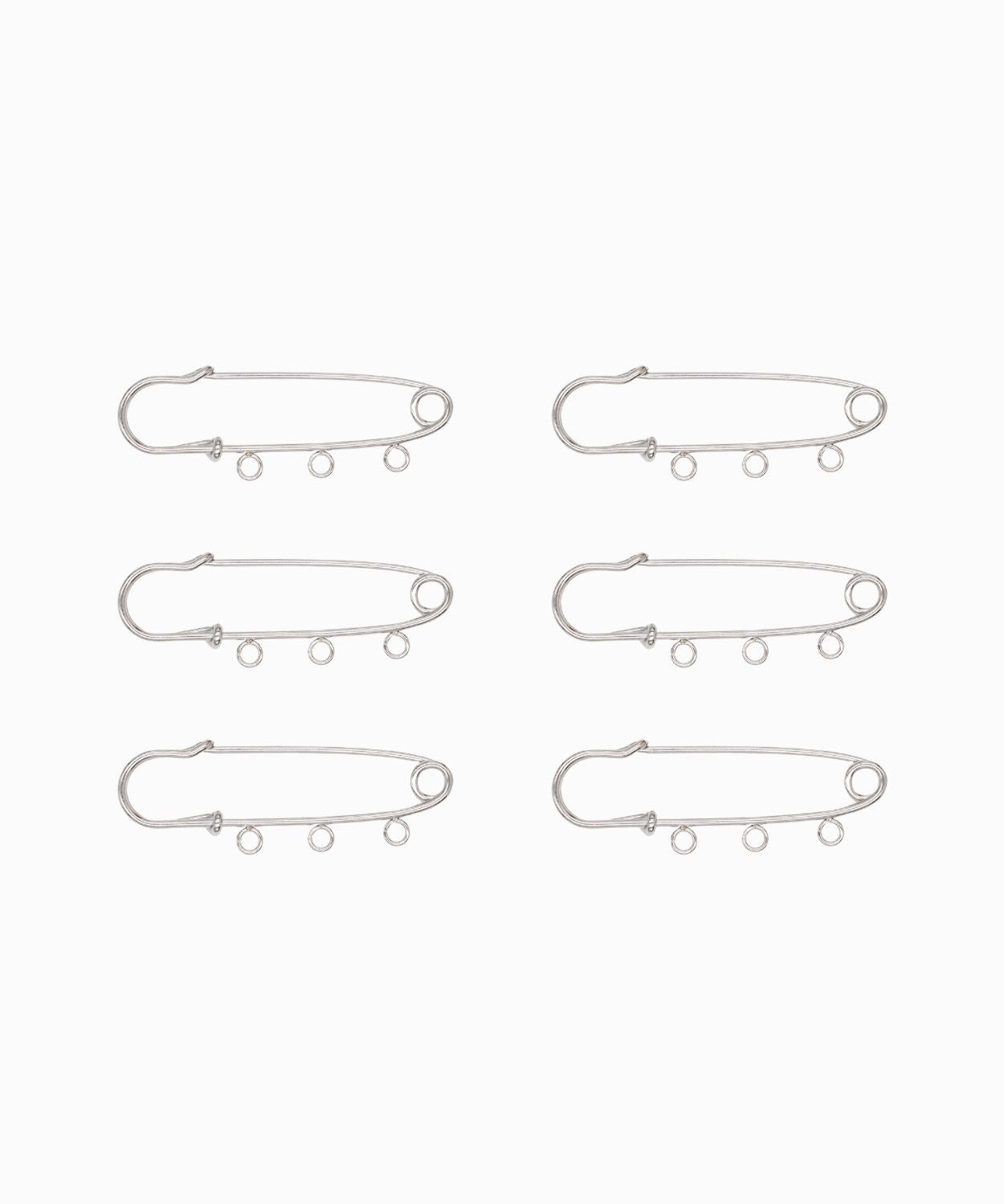 Broche + 3 anneaux 11x35mm