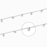 Chaîne forçat zirconium 1.40x1.80mm - Crystal