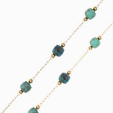 Chaîne cube facetté 4mm