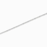 Sautoir maille forçat 1.60x2mm - Longueur 80 cm