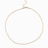 Collier torsadé 2mm- Longueur 40 cm