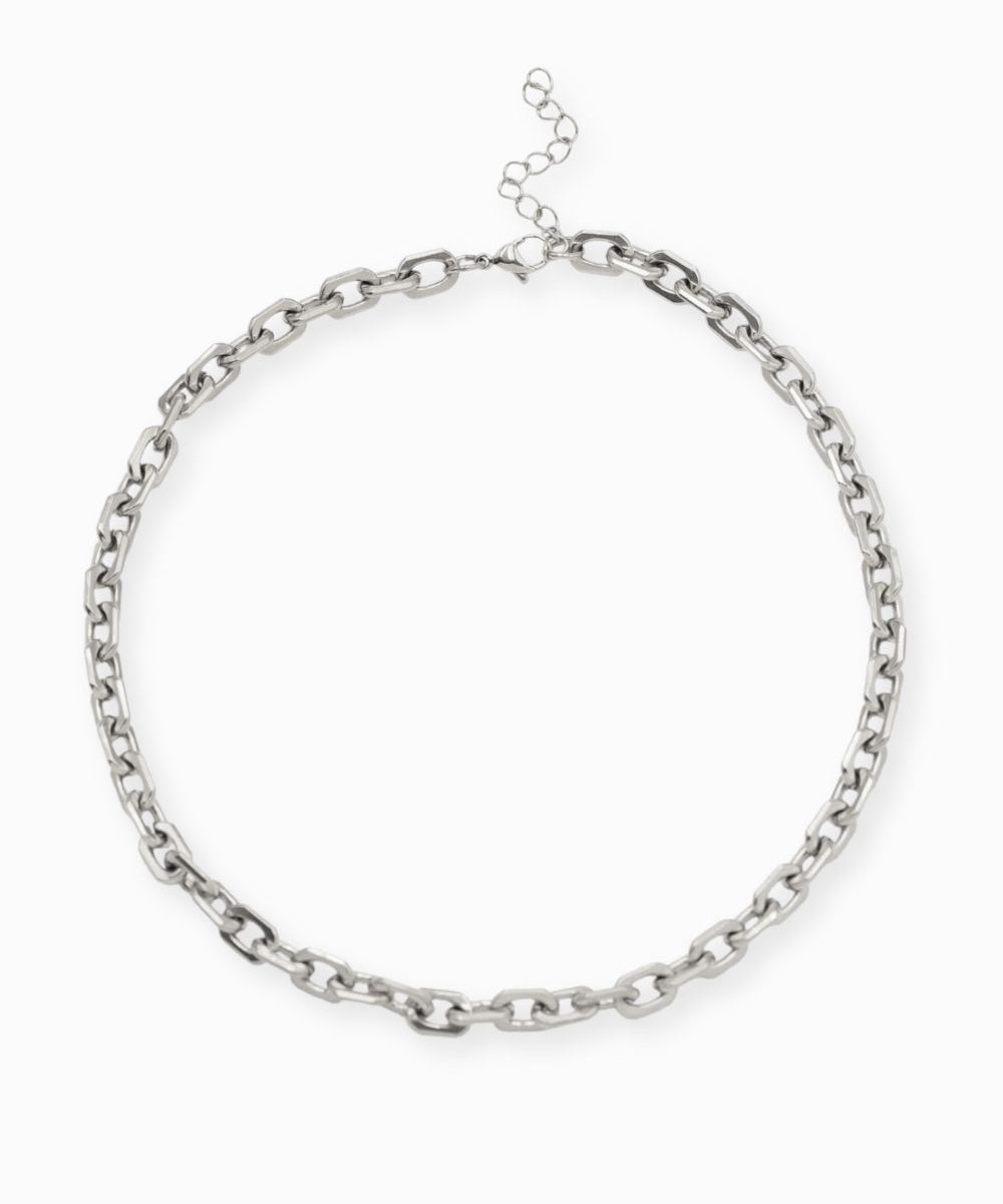Collier rectangle 10x7mm - Longueur 40cm
