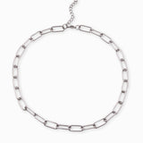 Collier trombone 17x7mm - Longueur 45 cm