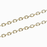 Sautoir 70cm en plaqué or maille forçat 2mm