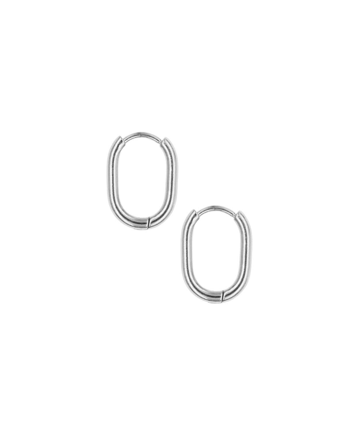 Créoles ovales 15x11mm