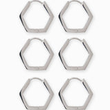Créole héxagone 18.5x20mm