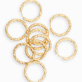 Créoles martelés 20mm