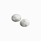 Cabochon 12mm - Howlite blanche