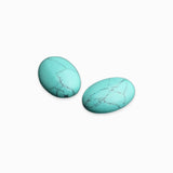 Cabochon ovale 18x13mm - Chinese Turquoise