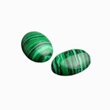 Cabochon ovale 18x13mm - Malachite synthétique