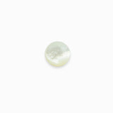 Cabochon 8mm - Nacre naturelle blanche lumineuse