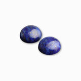 Cabochon rond en 12mm -  Lapis Lazuli teinté