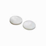 Cabochons ovale 10 mm lot de - Nacre blanche