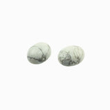 Cabochons ovale 10x8mm - Howlite