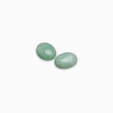 Cabochons ovale 10x8mm - Aventurine verte