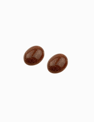 Cabochons ovale 10x8mm - Pierre de Soleil