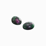 Cabochons ovale 10x8mm - Rubis Zoïsite