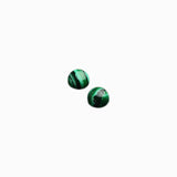 Cabochons rond 4mm - Malachite synthétique