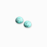 Cabochons 6mm - Turquoise synthétique