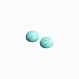 Cabochons 8mm - Chinese turquoise