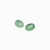 Cabochons ovale 8x6mm - Aventurine verte