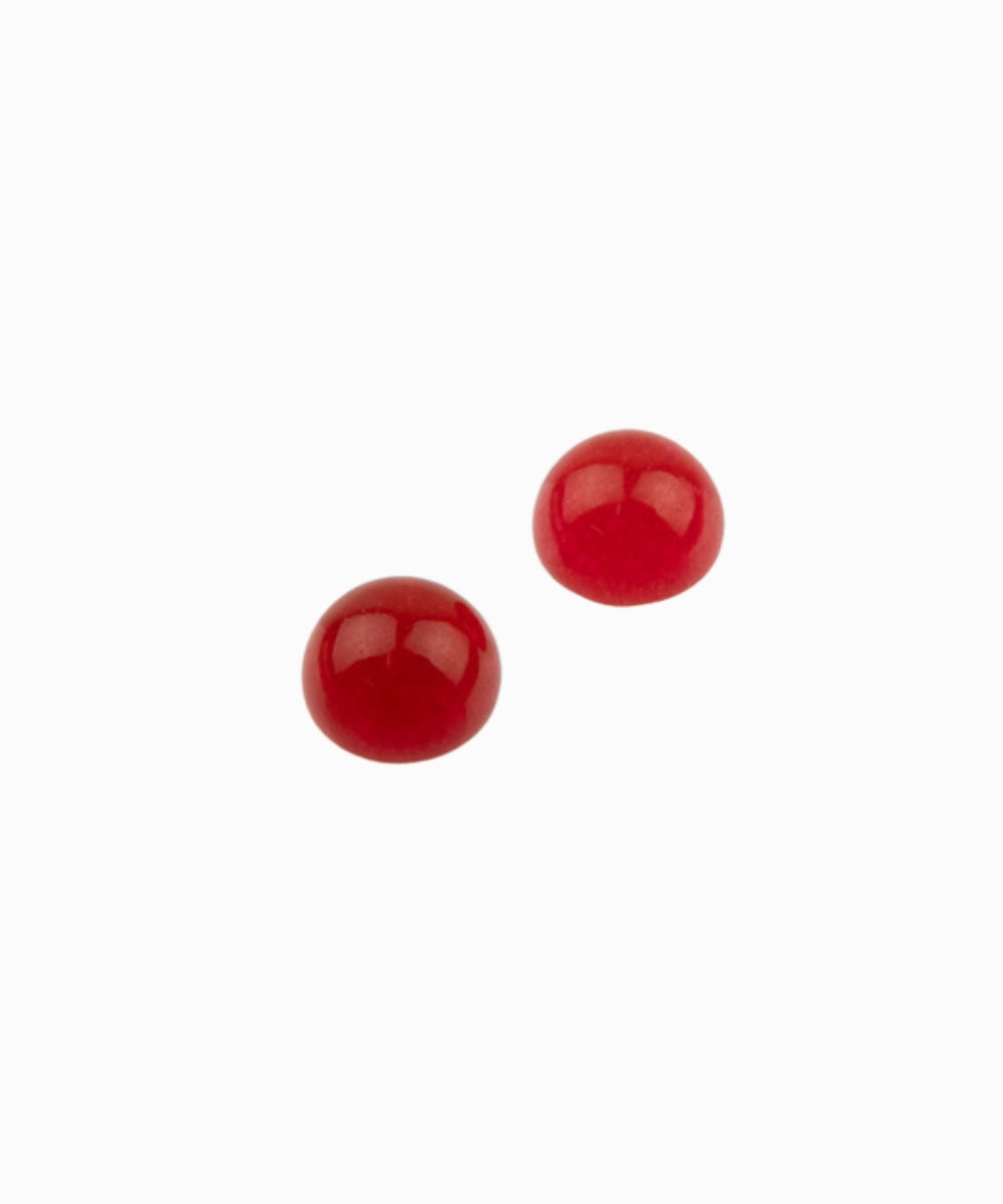 Cabochons rond 6mm - Agate teintée