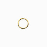 Cercles billes dorés 12mm