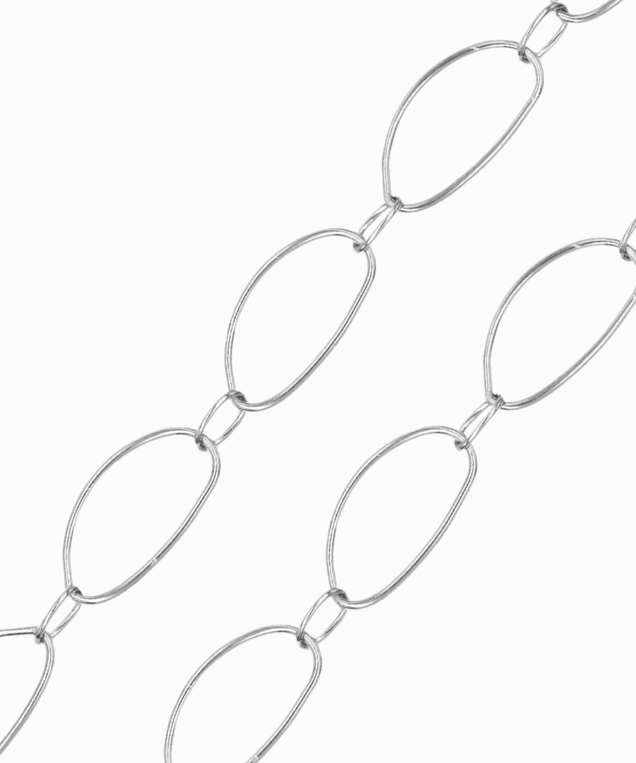 Chaine Ovale irregulière 16x8mm