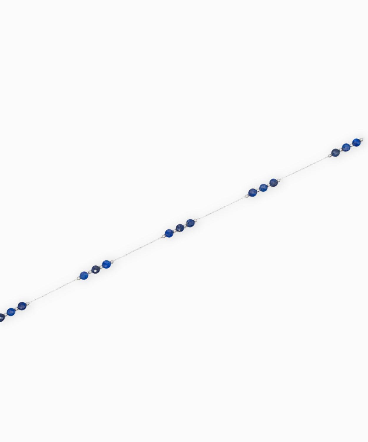 Chaîne palet facetté 4x2.50mm - Lapis Lazuli