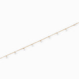 Chaîne forçat zirconium 1.40x1.80mm - Crystal