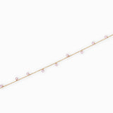 Chaîne forçat zirconium 1.40x1.80mm - Rose