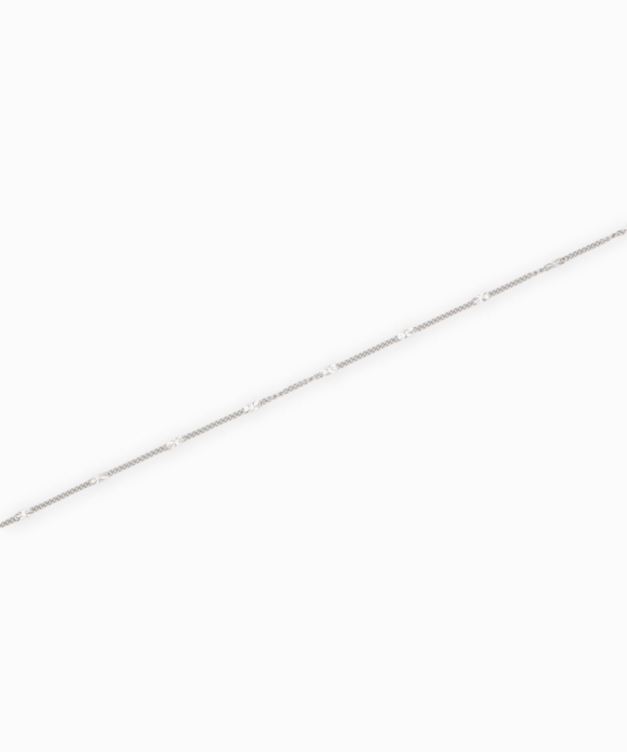 Chaîne gourmette pastille 1.85mm