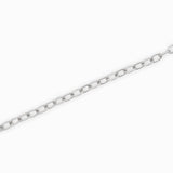 Chaîne ovale striée 13x8.5mm