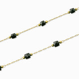 Chaîne cube facetté 4mm