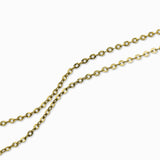 Chaîne forçat striée 2.40x1.80mm