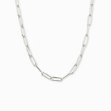 Chaîne maille trombone rectangle 12x4mm