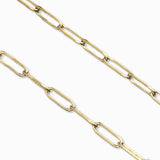 Chaîne maille trombone rectangle 10x3mm