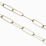 Chaîne maille trombone rectangle 21x5mm