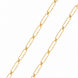 Chaîne trombone striée 12x4mm