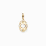 Charms médaille ovale 19x14.5mm